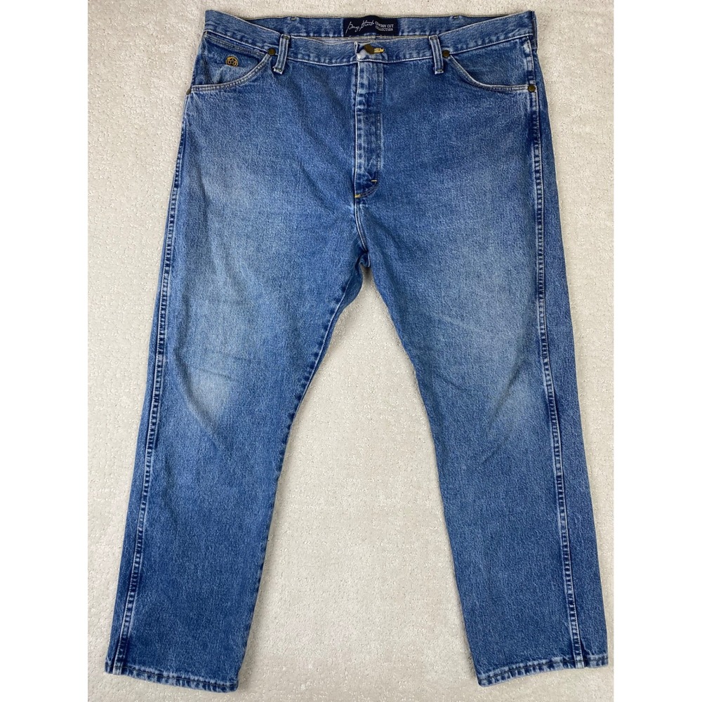 Wrangler George Strait Cowboy Cut Mens Jeans 40x29 Blue Denim Western 13MGSHD